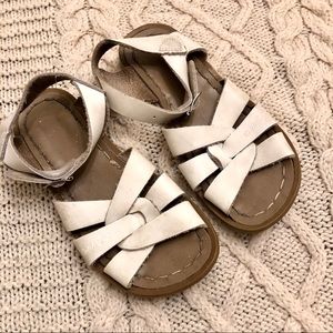 White Salt Water Sandals